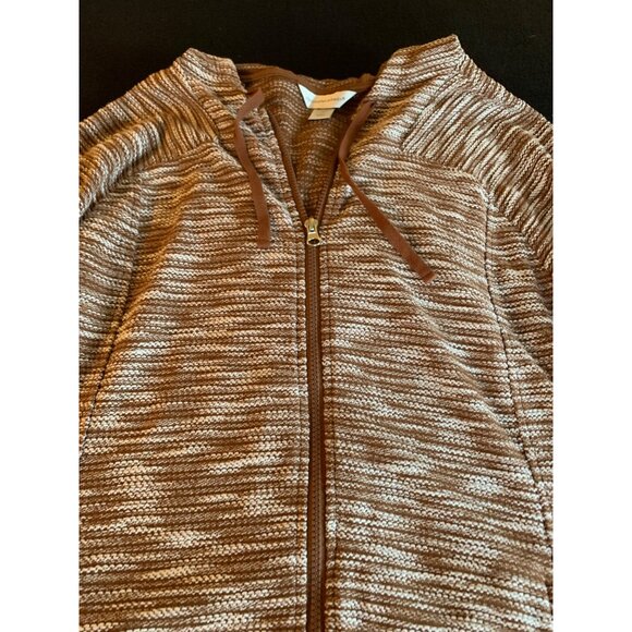 Christopher & Banks Womens Long Sleeve Zip-Up Knit Jacket Size Large - Picture 11 of 15